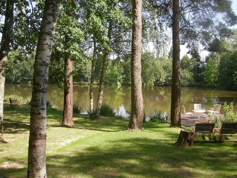 Paradis Perdu En Sologne Avec Plage Privee Villeny Exterior photo