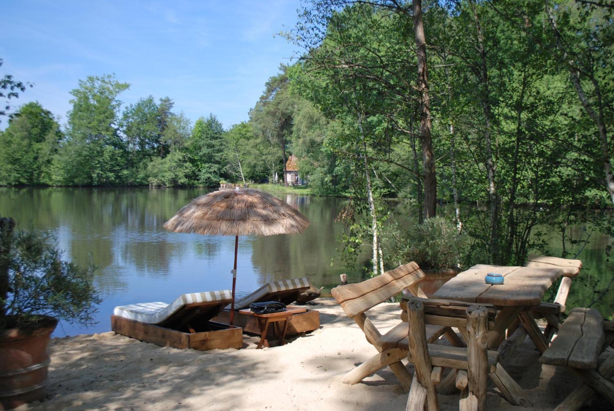 Paradis Perdu En Sologne Avec Plage Privee Villeny Exterior photo